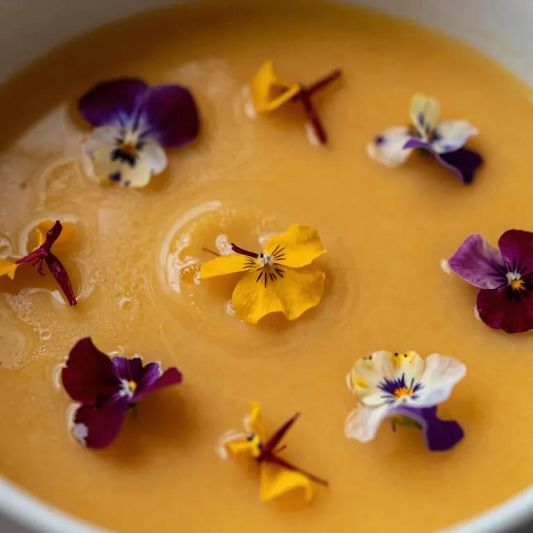 Schale mit goldener Safranmilch